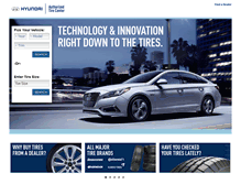 Tablet Screenshot of hyundaitirecenters.com